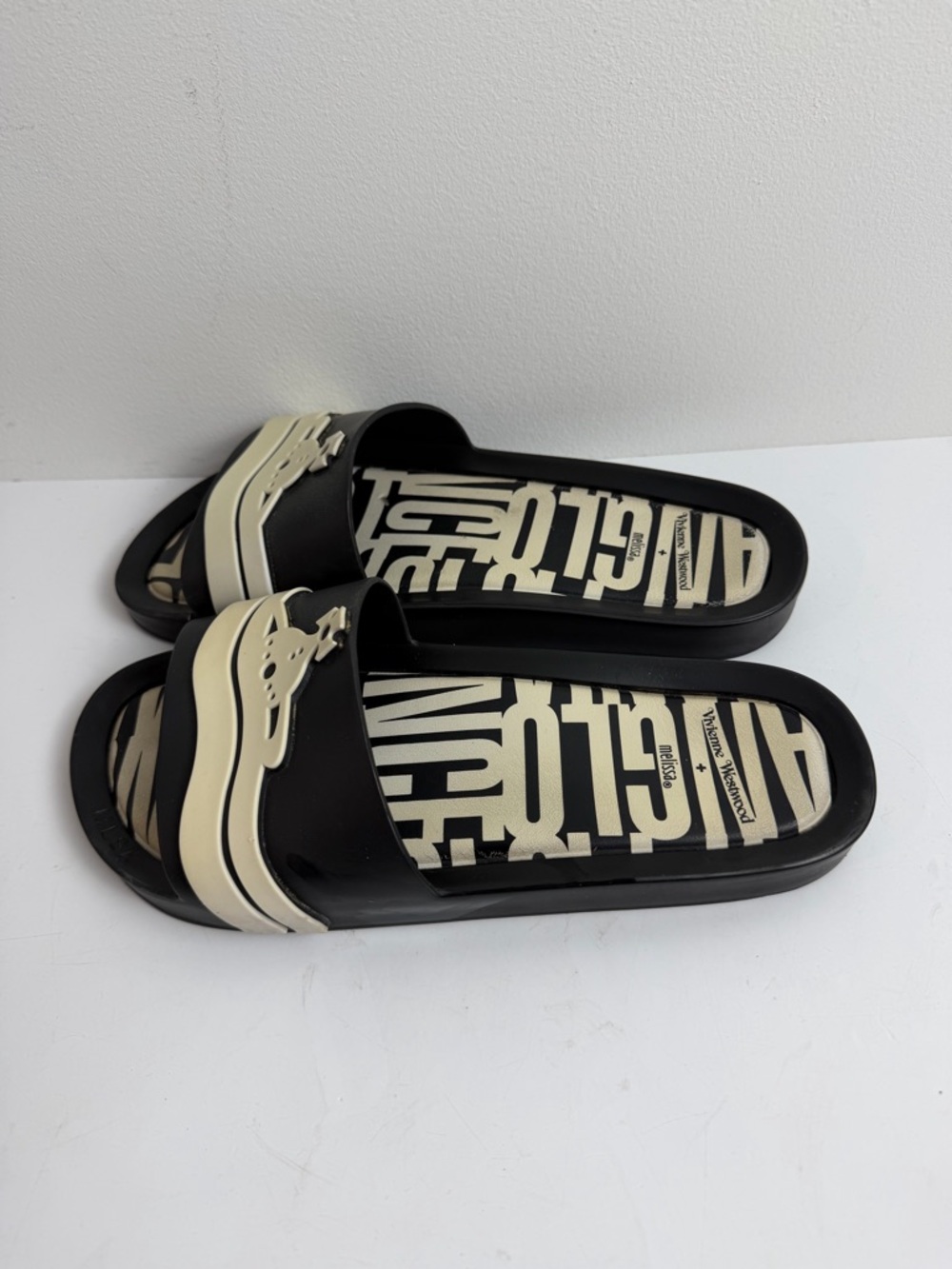 Vivienne Westwood x Melissa Anglomania 
Beach Slide Sandals Size 8 Punk Goth - Picture 11 of 15